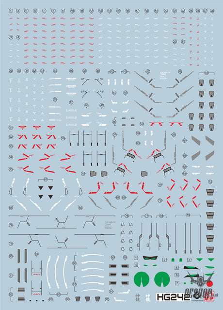 Evo - E-Hg242 (Uvhg Shenlong Gundam (Gundam Wing) Evolution Studio Decals
