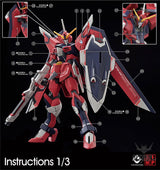 EVO - E-HG244 (UV) HG Immortal Justice Gundam Evolution Studio Decal Decals