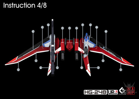 EVO - E-HG248 (UV) HG Gelgoog Menace Gundam Evolution Studio Decal Decals