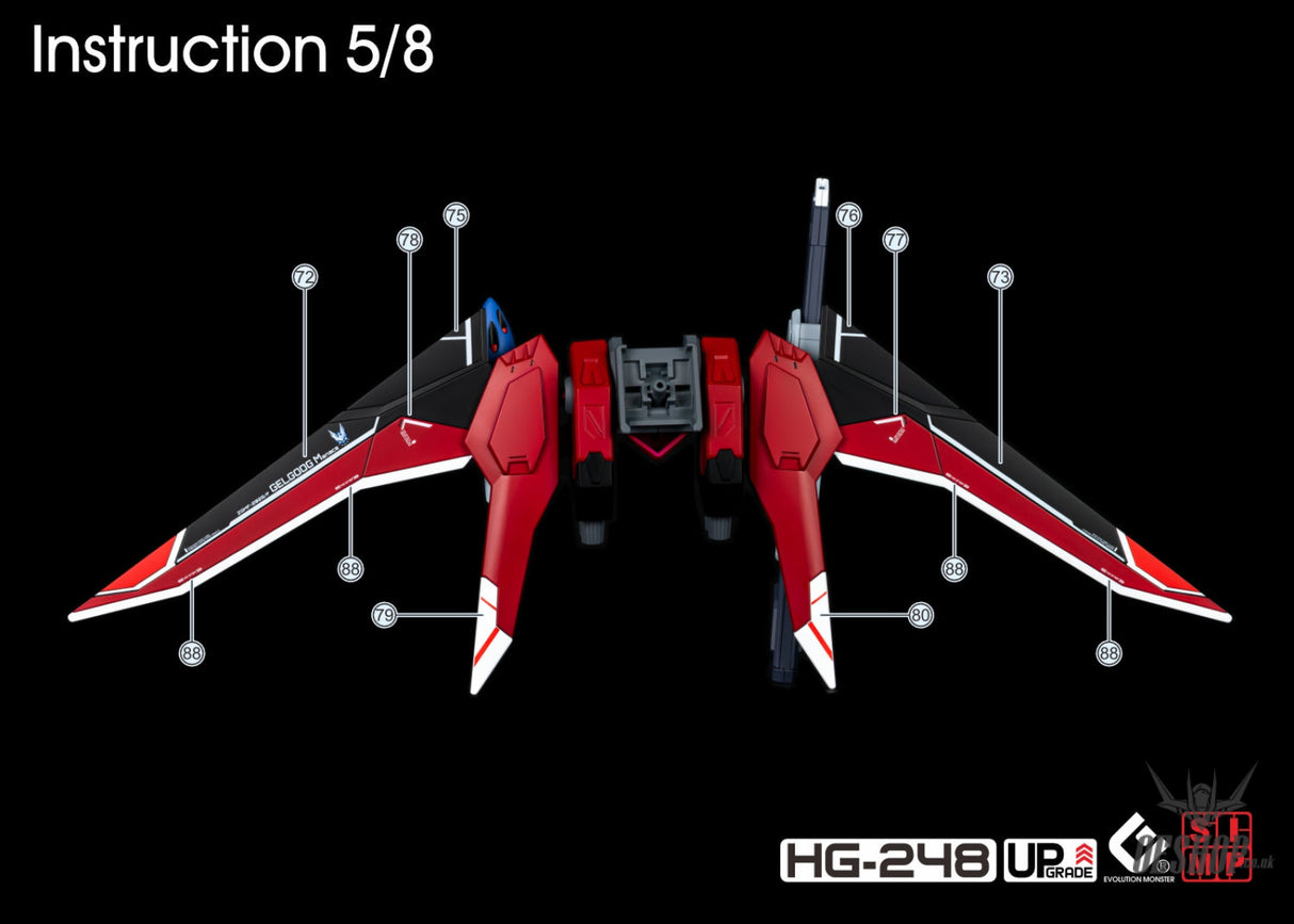 EVO - E-HG248 (UV) HG Gelgoog Menace Gundam Evolution Studio Decal Decals