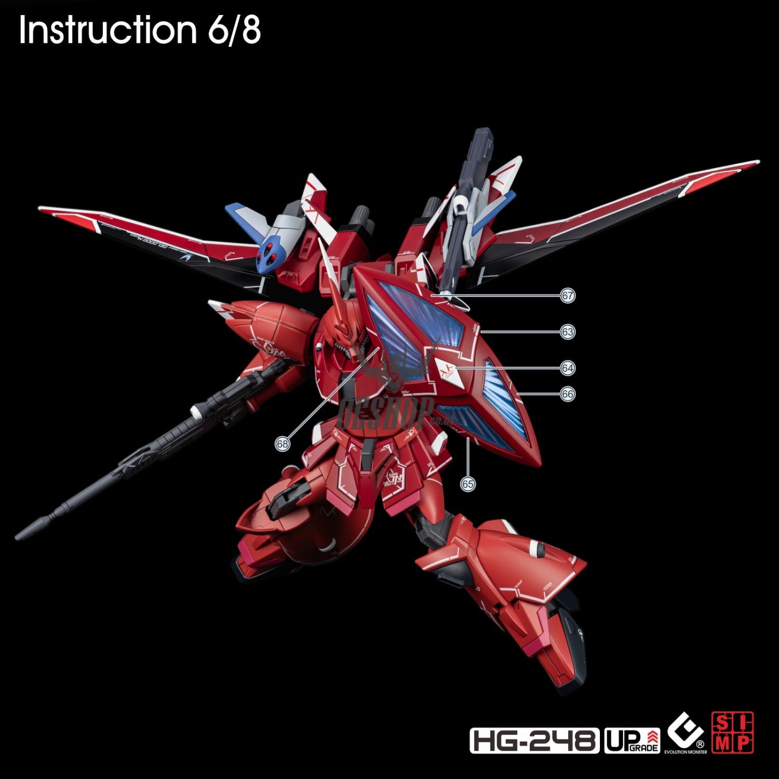 EVO - E-HG248 (UV) HG Gelgoog Menace Gundam Evolution Studio