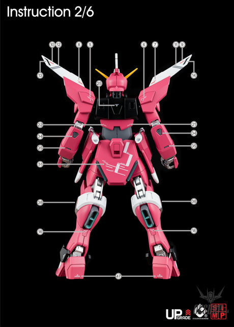 EVO - E-HG251 (UV) HG Infinite Justice Gundam Type Ⅱ Evolution Studio Decal Decals