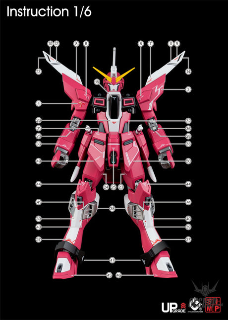 EVO - E-HG251 (UV) HG Infinite Justice Gundam Type Ⅱ Evolution Studio Decal Decals
