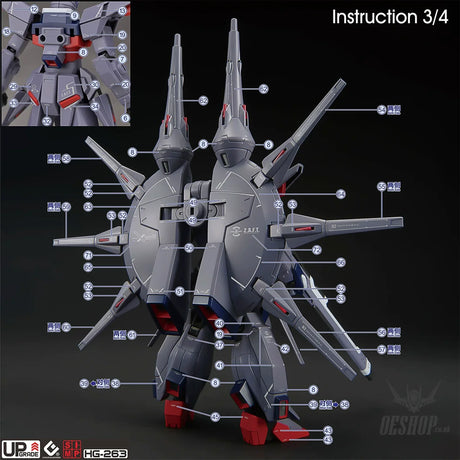 EVO - E-HG263 (UV) HG Legend Gundam Evolution Studio Decal - Decals