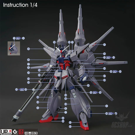 EVO - E-HG263 (UV) HG Legend Gundam Evolution Studio Decal - Decals