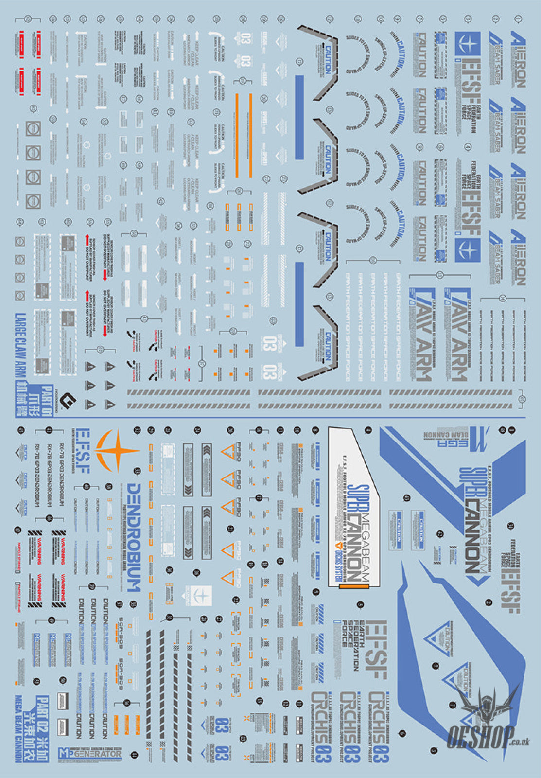 Evo - E-Hg28 (Uv) Hg Gp03D Dendrobium Evolution Studio Decals