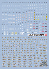 EVO - E-HG79S (UV) HG RGM-79S GM-Spartan Evolution Studio Decals Decals
