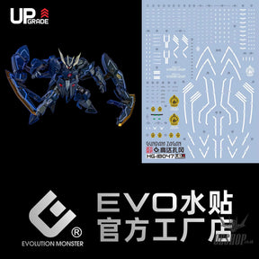 EVO - E-HGIBO-47 (UV) HGIBO Iron-Blooded Orphans GUNDAM ZAGAN Evolution Studio Decals - Decals