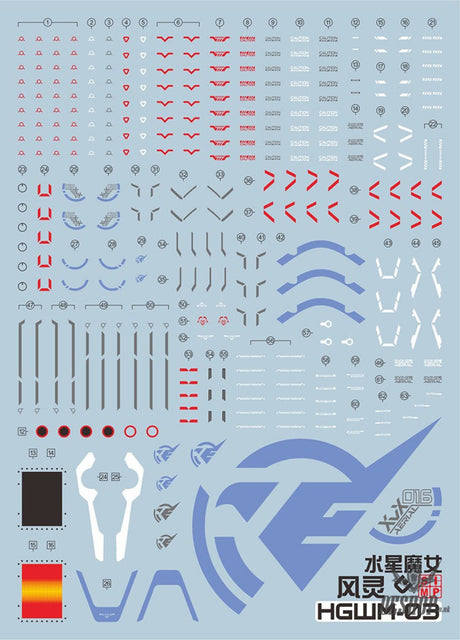 Evo - E-Hgwm-03 (Uvhg Aerial Gundam ( The Witch Of Mercury) Evolution Studio Decals