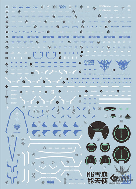 Evo - E-M117 (Uv) Mg Avalanche Exia Evolution Studio Decals