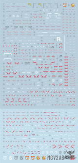 Evo - E-M128 (Uv) Mg Avalanche Exia Evolution Studio Decals