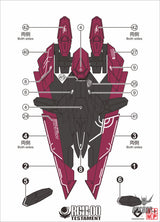 Evo - E-M169 (Uv) Mg Zgmfx12A Testament Gundam Evolution Studio Decals