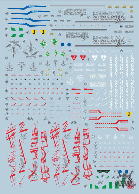EVO - MG Gundam Astray Blue Frame MBF-P03R E-MG124 Evolution Studio Decals Evolution Studio 3.59 OEShop