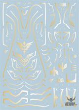 EVO - E-MG166 MG OVA Sinanju(Gilding + UV) Evolution Studio Decals Decals