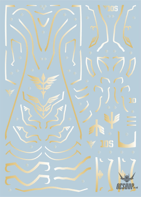EVO - E-MG166 MG OVA Sinanju(Gilding + UV) Evolution Studio Decals Decals