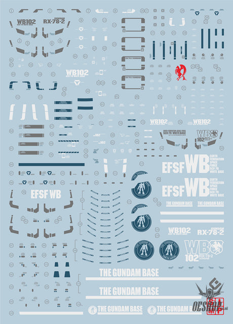 Evo - E-Mg171Gcp (Uv) Mg Rx-78-2 Gundam 3.0 (Base Limit) Evolution Studio Decals