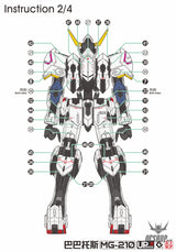 EVO - E-MG210 (UV) MG Barbatos Evolution Studio Decals Decals