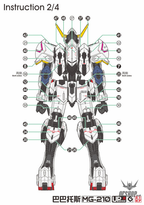 EVO - E-MG210 (UV) MG Barbatos Evolution Studio Decals Decals