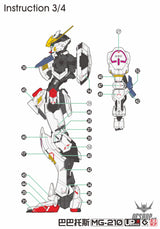 EVO - E-MG210 (UV) MG Barbatos Evolution Studio Decals Decals