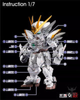 EVO - E-MGSD03 (UV) MGSD Wing Gundam Zero EW Evolution Studio Decals - Decals