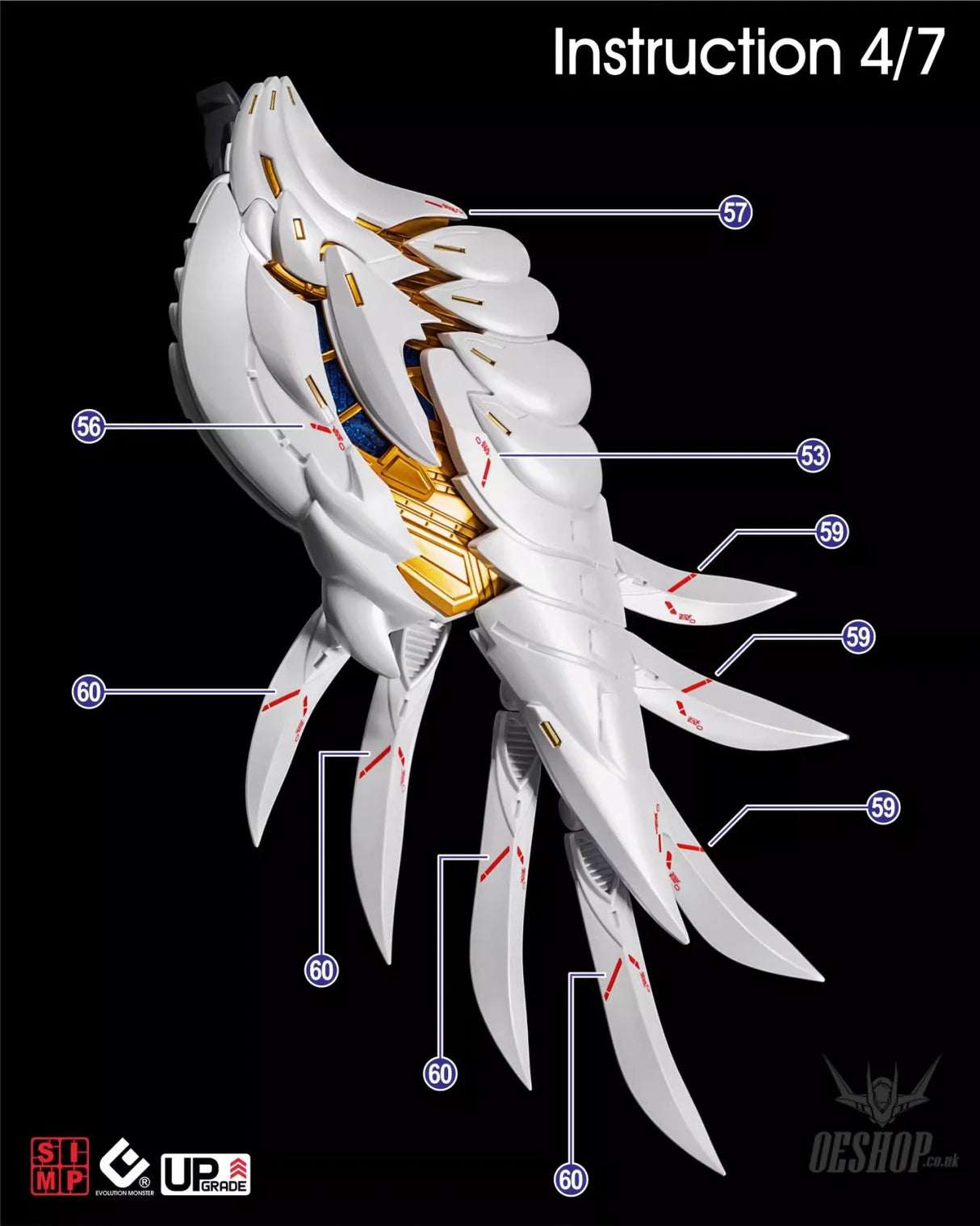 EVO - E-MGSD03 (UV) MGSD Wing Gundam Zero EW Evolution Studio Decals - Decals