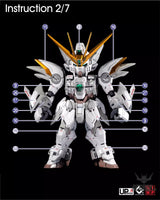 EVO - E-MGSD03 (UV) MGSD Wing Gundam Zero EW Evolution Studio Decals - Decals
