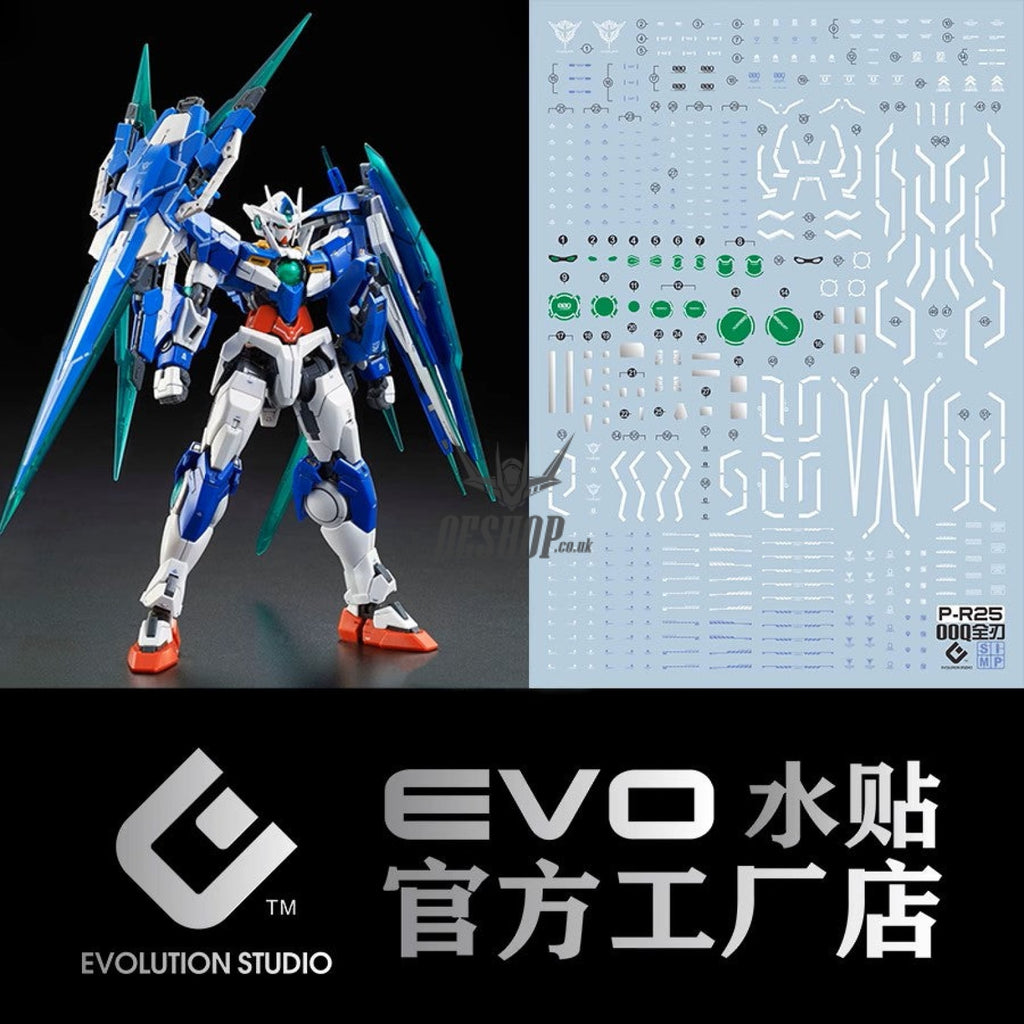 Evo E-R25 Rg 00Q Full Saber Uv Evolution Studio Decals