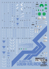 EVO E-r75 RG Avalanche-Exia Gundam UV Evolution Studio Decals - Decals