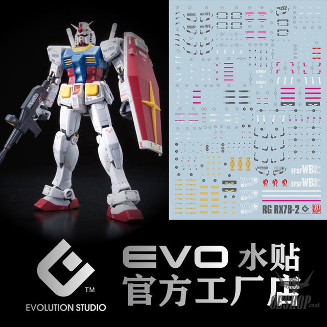 EVO - RG RX-78-2 Gundam E-RG01 Evolution Studio Decals Evolution Studio 3.59 OEShop