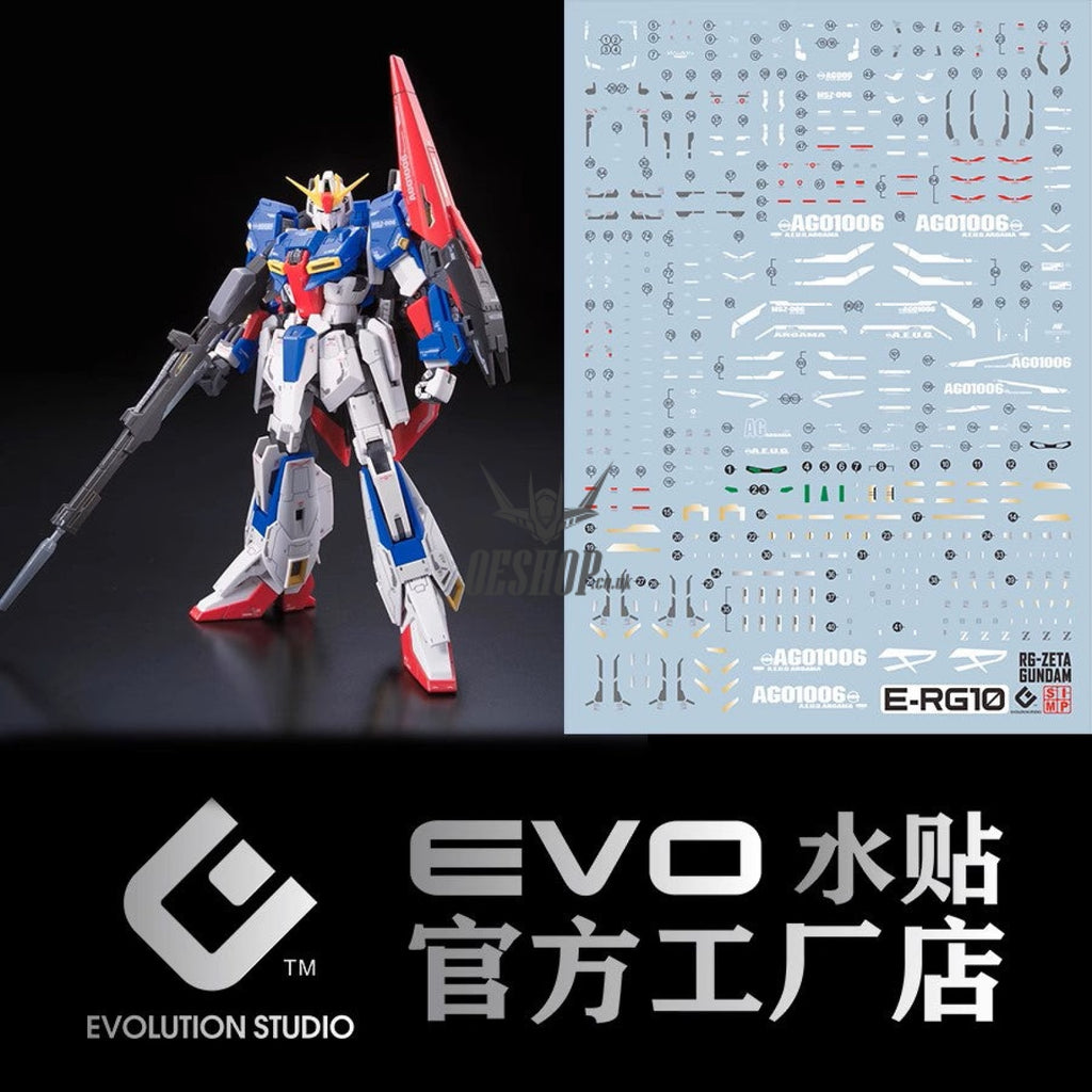 Evo - E-Rg10 Rg Zeta Gundam Evolution Studio Decals