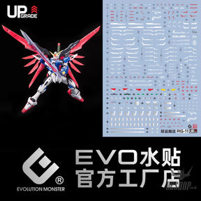 EVO - E-RG11 RG Destiny Gundam UV Evolution Studio Decals - Decals