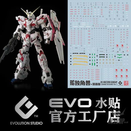EVO E-RG25 RG Unicorn UV Evolution Studio Decals Decals