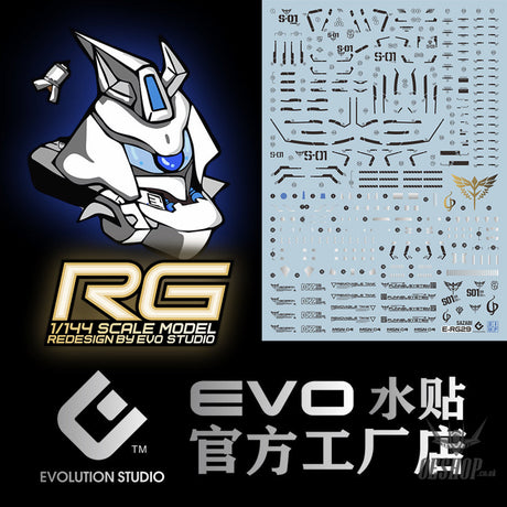 EVO E-RG29BK RG Sazabi (Black) Evolution Studio Decals Decals