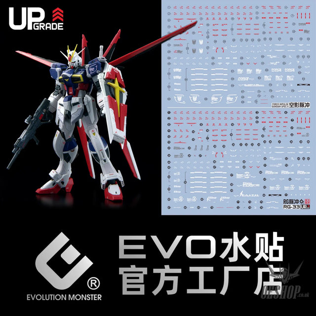 EVO - E-RG33 RG Force Impulse + Impulse Spec II UV Evolution Studio Decals Decals
