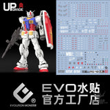 EVO E-RG40 RG GUNDAM RX78-2 Ver2.0 UV Evolution Studio Decals Decals