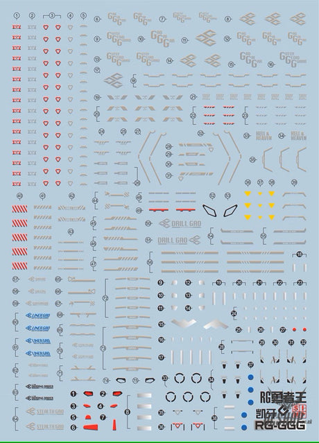 EVO - E-RGGGG RG The King of Braves GAOGAIGAR UV Evolution Studio Decals Decals