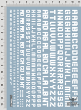 Evo - Expd Trd Hiq Model Letters Numbers Evolution Studio Decals Expd-W (White) (Uv)