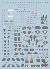 Evo- Fm78F00 (Uv) Fm Rx-78F00 Evolution Studio Decals