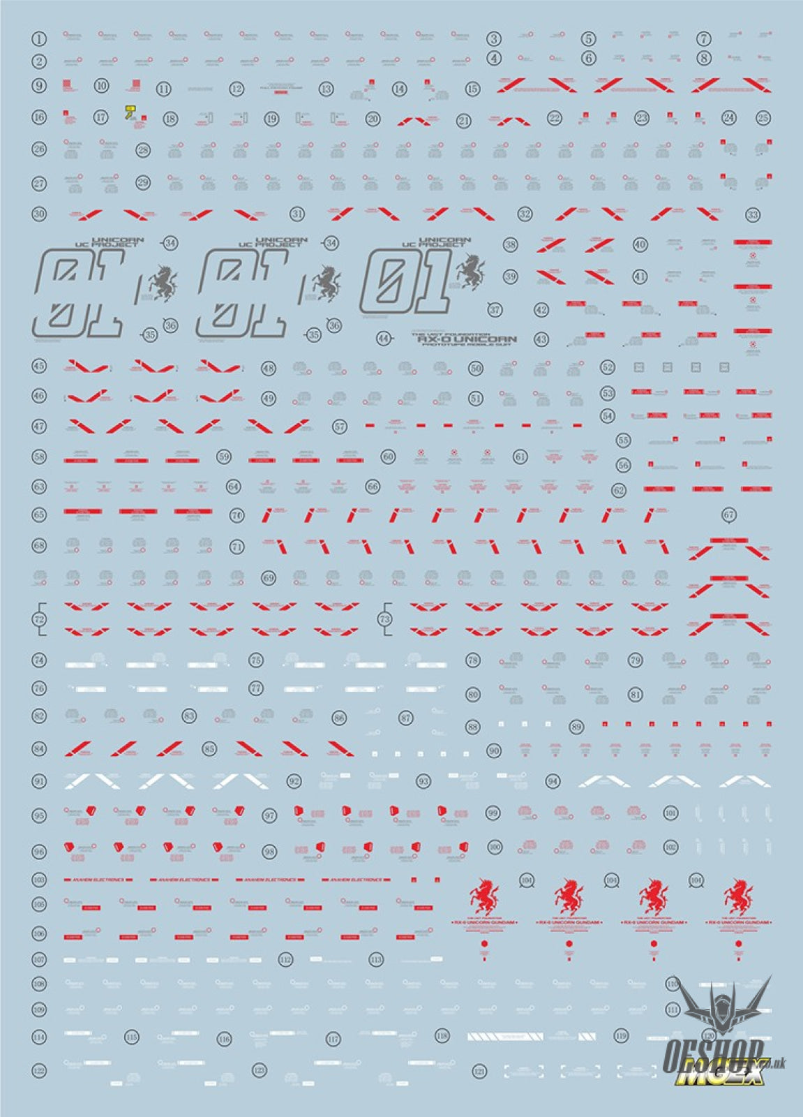 EVO - MGEX Unicorn Gundam Ver.Ka MGEX-1 Evolution Studio Decals Evolution Studio 8.97 OEShop