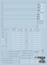 EVO - MGEX-02 MGEX Strike Freedom Evolution Studio Decals Decals