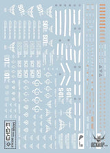 Evo - Gk-3 (Uv) Mg Sazabi (For Gk) Evolution Studio Decals