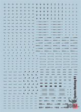 Evo - Sp-Smn1 System Marking Evolution Studio Decals Sp-N1B Smn1 Black (Highest Clear Decal Ever)