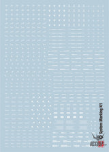 Evo - Sp-Smn1 System Marking Evolution Studio Decals Sp-N1W Smn1 White (Uv)