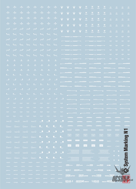 Evo - Sp-Smn1 System Marking Evolution Studio Decals Sp-N1W Smn1 White (Uv)