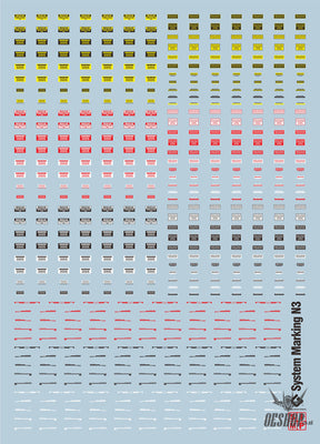 Evo - Sp-Smn1 System Marking Evolution Studio Decals Sp-N3C Smn1 Colour (Highest Clear Decal Ever)