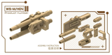 HobbyMio X JM Studio Sci-Fi Weapon Set (3D Printed) – 1/144 & 1/100 Compatible