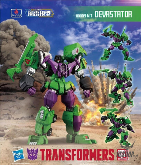 Flame Toys Furai Model Devastator Transformers Model Kit Scale Model Kits