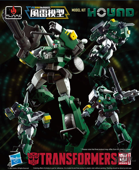 Flame Toys Furai Model Hound Transformers Model Kit Scale Model Kits