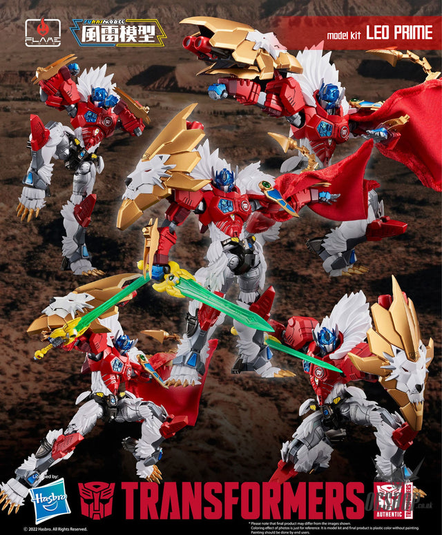Flame Toys Furai Model Leo Prime Transformers Model Kit Scale Model Kits