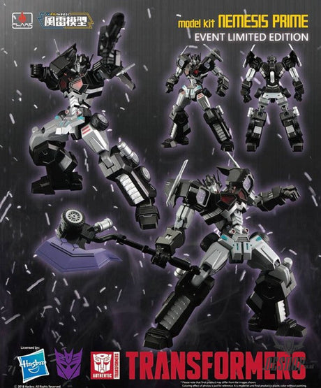 Flame Toys Furai Model Nemesis Prime (Attack mode) Transformers Model Kit Limited Edition Scale Model Kits